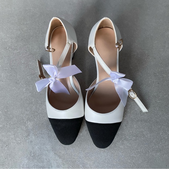 NO NAME CHUNKY HEEL SLINGBACK PUMPS - Picture 7 of 11